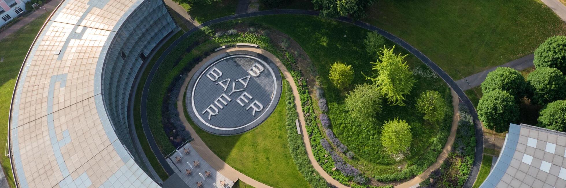 Aerial view of Bayer group headquarters